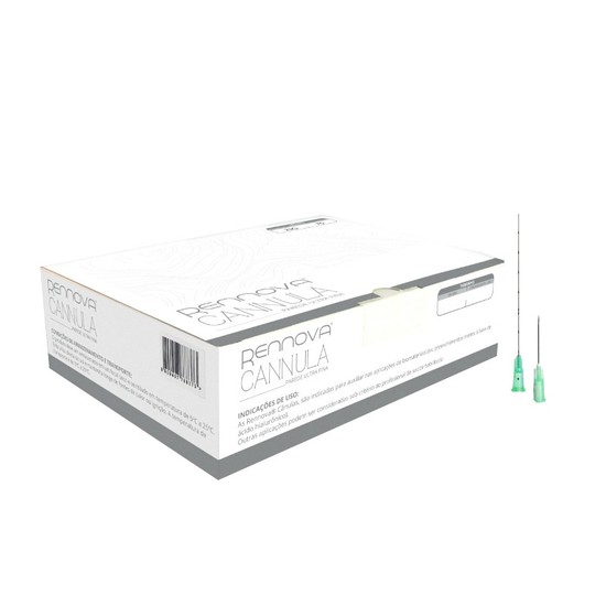 MICROCANULA 22Gx50MM C/ AGULHA 21G - RENNOVA